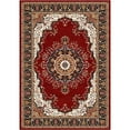 thumbnail image 1 of Woven Trends Regency Area Rug 5'2" x 7'4" Traditional Medallion Pattern Persian Border Classic Carpet with Jute Backing, Stain and Fade-Resistant Rug for Living Room, Bedroom Decor - Red, 1 of 1
