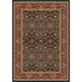 thumbnail image 1 of Woven Trends Regency Area Rug 5'2" x 7'4" Traditional Medallion Pattern, Woven Classic Carpet with Jute Backing, Stain and Fade-Resistant Rug for Living Room, Bedroom Decor - Black, 1 of 1
