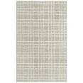 thumbnail image 1 of Woven Trends Simon Area Rug A07103 Modern Style, Plaid Pattern, Pet & Family Friendly, Living Room, Dining Room, Office, Medium Pile Hand Made Wool Area Rug in Brown - 9' x 12', 1 of 4