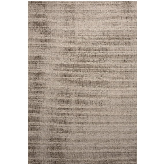 Woven Trends Simon Area Rug A07203 Contemporary Style, Textured Pattern, Pet & Family Friendly, Living Room, Dining Room, Office, Medium Pile Hand Made Wool Area Rug in Brown - 5' x 7'
