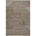 thumbnail image 1 of Woven Trends Simon Area Rug A07211 Transitional Style, Geometric Pattern, Pet & Family Friendly, Living Room, Dining Room, Office, Medium Pile Hand Made Wool Area Rug in Brown - 8' x 10', 1 of 4
