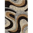 thumbnail image 1 of Woven Trends Soho Area Rug with Modern Abstract Wavy Motion Pattern, 5'2" x 7'4" Rug with Jute Backing, Durable and Soft, Stain and Fade-Resistant Rug for Living Room, Bedroom Decor - Grey, 1 of 1