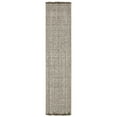 thumbnail image 1 of Woven Trends Velvet - 4928H - Classic Casual Style Static solid Pattern, Stain and Fade Resistant, Living Room, Entryway, Office, Polypropylene Flat Woven Runner Rug in Beige - 2' x 8', 1 of 2