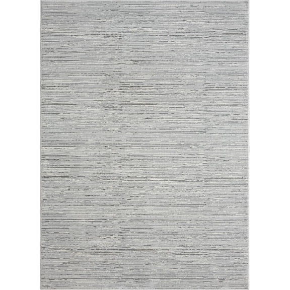 Woven Trends Xazrion Area Rug 775 41372 Penelope Grey, 8' x 11' Abstract – Machine Made Polyester Indoor Rug with Contemporary Texture Design for Living Room, Bedroom, Dining & Office Spaces Carpet