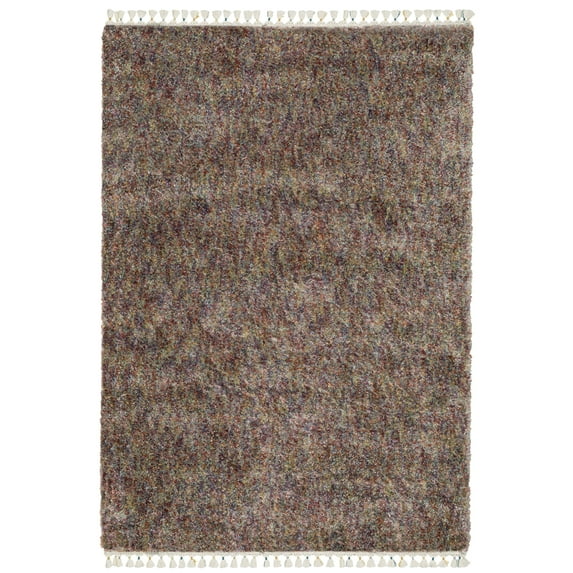 Woven Trends Xis Area Rug - AX01A - 9'10" X 12'10" - in Multi-Colored - Plush Soft Shag, Family, Dining, Modern Style, Stain Resistant, Cushion Feel, Living Room Rug