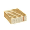 thumbnail image 1 of Woven Underwear & Sock Organizer Box, 3-Pack Drawer Storage Container for Wardrobe & Dresser, 1 of 1