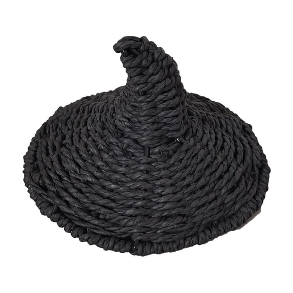 Woven Witch Hat Decoration Twisted Rope Straw Style Halloween Witch Wizard Hats Halloween Costume Accessory