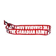 Woven Wristband - Flag The Canadian Army - Canada  - P1452 | Adjustable Fabric Bracelet, Travel Souvenir, Lightweight Everyday Accessory