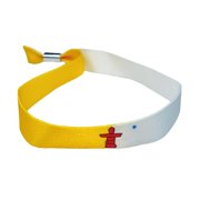 Woven Wristband - Flag of Nunavut - Canada  - P2528 | Adjustable Fabric Bracelet, Travel Souvenir, Lightweight Everyday Accessory