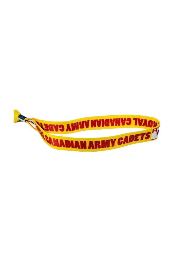 Woven Wristband - Flag Royal Canadian Cadets - Canada - P1483 | Adjustable Fabric Bracelet, Travel Souvenir, Lightweight Everyday Accessory