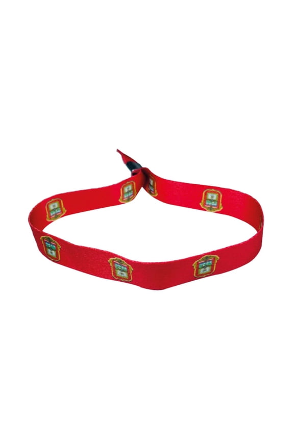 Woven Wristband  Shield of Mexico State - Mexico - P2699 | Fabric Bracelet with Mexican State Shield | Mexico State Shield Fabric Bracelet | Stylish and Durable Accessory | Perfect for Everyday Wea