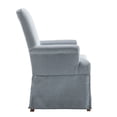 thumbnail image 1 of Wovenbyrd Lakeshore Classic Covered Dining Arm Chair - Light Blue, 1 of 5