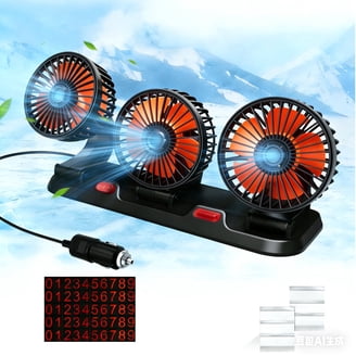 fan that runs off cigarette lighter 10-Inch Silver Fan, Two-Speed Adjustment, 360-Degree Rotation, Clip-On Design 12 Volt Fan, Perfect for Cars, Trucks, RVs and More (Cord Length 6.56FT) : Automotive entertainment and safety while you are traveling away from home Cigarette Lighter Fans Cars