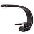 thumbnail image 1 of Wovier Rubbed Bronze Bathroom Sink Faucet with Supply Hose,Unique Design Single Handle Single Hole Lavatory Faucet,Basin Mixer Tap Commercial,Black, 1 of 6