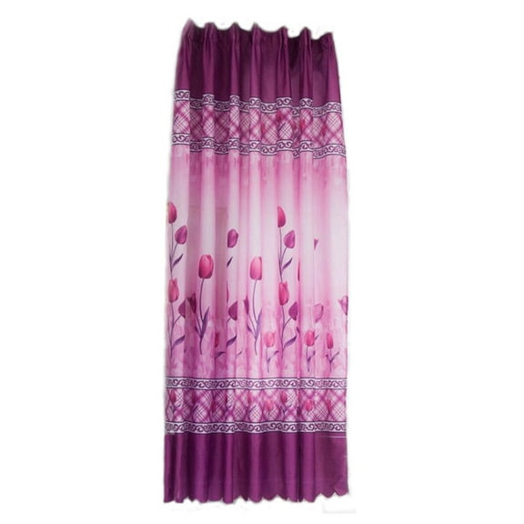 Wovilon 1 Pc Tulle Door Window Curtain Drape Panel Sheer Scarf Valances