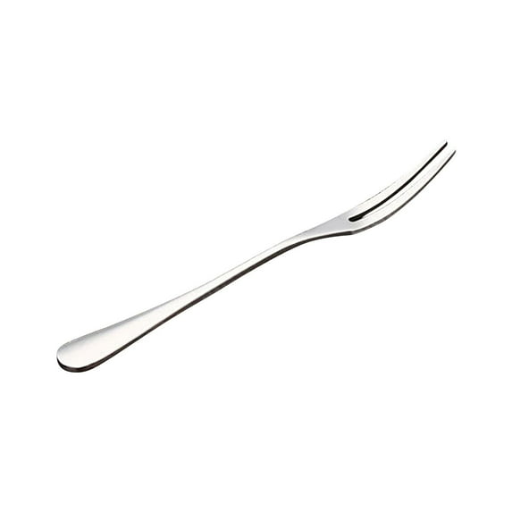 Wovilon 1010 Smooth Handle Tableware Stainless Steel Fork Fruit Fork Hotel Supplies Fork Dining Fork Children'S Fork