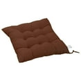 thumbnail image 1 of Wovilon 15.7" x 15.7" Chair Pads (Coffee), Square Chair Cushion Soft Thicken Seat Pads Cushion Pillow for Office,Home or Car Sitting, 1 of 7