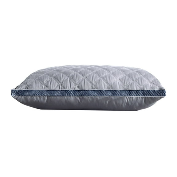 Wovilon 29" x 19" x 2.8" Bed Pillows for Sleeping 1 Pack,Queen Size Cooling Pillows,Top-end Microfiber Cover for Side Stomach Back Sleepers, Gray