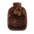 thumbnail image 1 of Wovilon 2L Hot Water Bottle Artificial Plush Cloth Hot Water Bottle Thermotherapy Cold Protection Detachable Hand Warmer Hot Water Bottle, 1 of 4