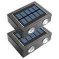 thumbnail image 1 of Wovilon 2Pcs Solar Energy Up And Down Luminous Wall Lamp Outdoor Garden Decoration Wall Lamp Outdoor Waterproof Wall Washing Lamp Small Night Lamp, 1 of 6