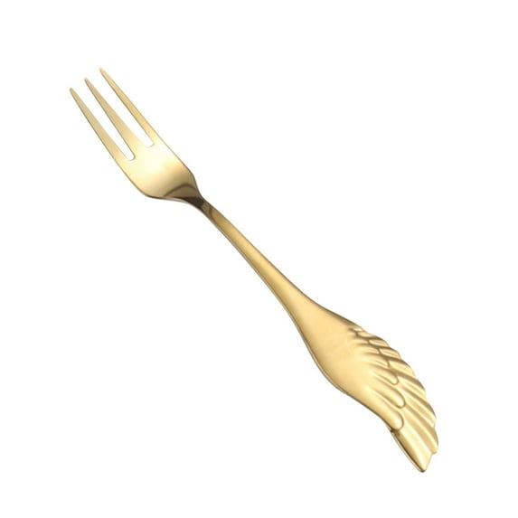 Wovilon 304 Stainless Steel Creative Lovers Coffee Spoon Valentine'S Day Dessert Spoon Fork Gift Tableware