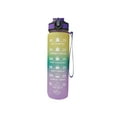 thumbnail image 1 of Wovilon 32 Oz Leakproof Water Bottles with Time Marker & Straw, BPA Free Motivational Drinking Water Bottle for Fitness Gym Outdoor Sports Purple, 1 of 3