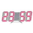 thumbnail image 1 of Wovilon 3D Led Digital Clock Wall Deco Glowing Night Mode Adjastable Electronic Table Clock Wall Clock Decoration Living Room Led Clock, 1 of 7