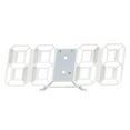 thumbnail image 1 of Wovilon 3D Led Digital Clock Wall Deco Glowing Night Mode Adjastable Electronic Table Clock Wall Clock Decoration Living Room Led Clock, 1 of 4