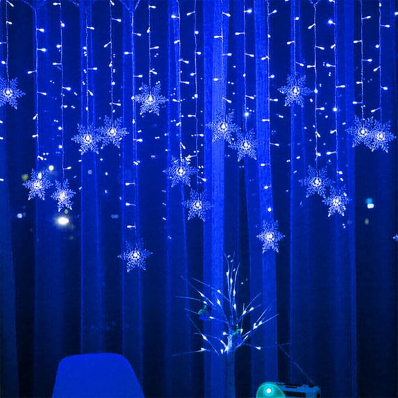 Wovilon 4 M 96 Led Snowflake Light String Party Wedding Holiday Decoration Lightdecorations Indoor Or Outdoor
