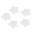 thumbnail image 1 of Wovilon 5 Packs Small Clear Plastic Storage, Pentagram Containers Box With Lid For Storage Of Small Items, Crafts, Jewelry, Candy, Hardware, 4 X 4 X 1.8 In, 1 of 9