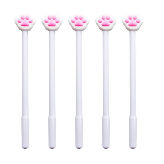 Wovilon 5 X Cute Kawaii Cute Claw Gel Ink Pen Ballpoint Pen Student Pen