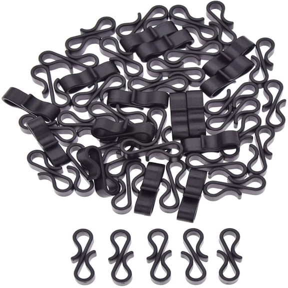 Wovilon 50 pack Christmas Light Clips Gutter Hooks for Outdoor Lights Plastic Hanging Ourside String Lights Clip Waterproof Christmas Gutter Hanger Holder for Xmas Tree Garden Decoration Black