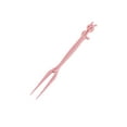 thumbnail image 1 of Wovilon 50Pcs Fruit Fork Disposable Plastic Fork Two Tooth Fork Dessert Cake Fork, 1 of 8