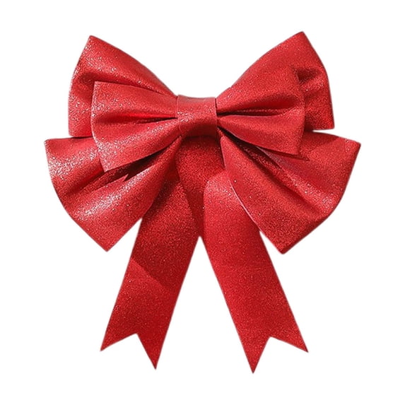 Wovilon 50cm Big Bow Outdoor House Patio Christmas Decoration Indoor 2024 Christmas Spring Festival Bow Decoration Scene Setup