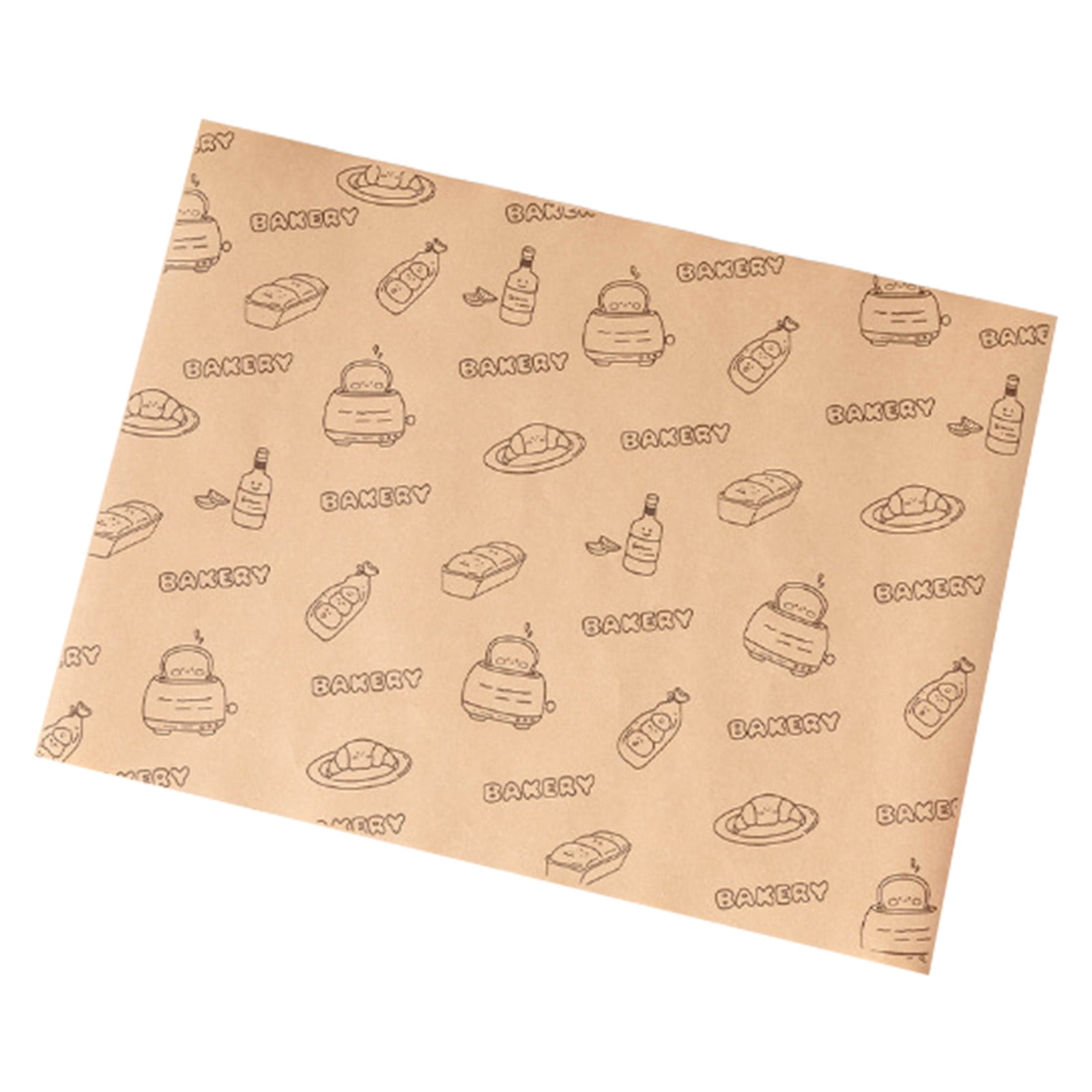 Wovilon 50pcs Sandwich Wrapping Paper Coated Paper Oil Absorbing Paper ...