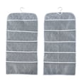 thumbnail image 1 of Wovilon 510 Non-Woven Double-Sided Storage Bag Washable Wardrobe Multi-Pocket Bra Hanging Bag Door Rear Socks Storage Bag, 1 of 4