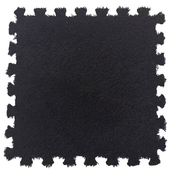 Wovilon 5Pcs 11.81Inch Square Puzzle Polyester Velvet Eco-Friendly Carpet In 14 Colors
