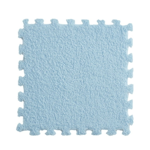 Wovilon 5Pcs 11.81Inch Square Puzzle Polyester Velvet Eco-Friendly Carpet In 14 Colors