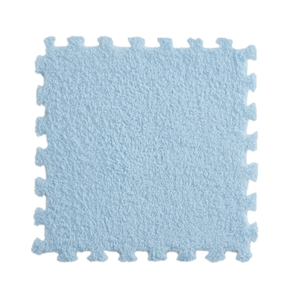 Wovilon 5Pcs 11.81Inch Square Puzzle Polyester Velvet Eco-Friendly Carpet In 14 Colors
