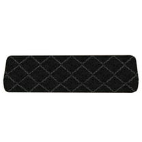 Wovilon 8 X 30in Non-Slip Carpet Stair Treads Non-Slippery Rug Slip Resistive Indoor Runner For Kids Elders And Pet With Reusable Adhesive