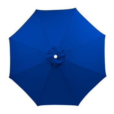 Wovilon 9.8 ft Patio Umbrella Replacement Canopy (Blue), Market Umbrella Top Outdoor Umbrella Canopy with 8 Ribs (Tan)