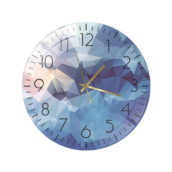Wovilon Alarm Clocks For Bedrooms, Wall Clocks For Living Room Decor Living Room Digital Wall Clock Acrylic Mute Creative Clock