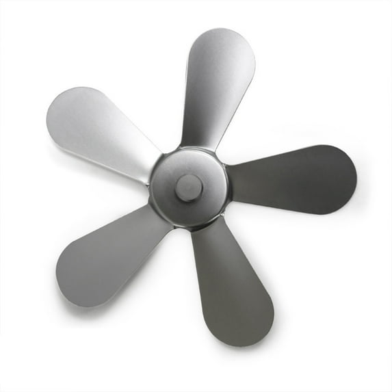 Wovilon Aluminum Fan Blades 5 Blade For Heat Powered Wood Stove Fan Wood Log Burner Fireplace Friendly Fan
