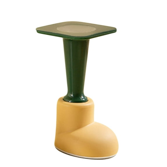 Wovilon Anti-Collision Doorstop Creative Silicone Door Suction Free Punching Toilet Top Door Door Silent Toilet Door Doorstop