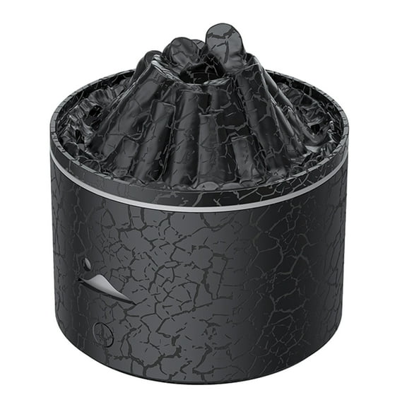 Wovilon Aromatherapy Oil Diffuser, 180ml Cool Mist Diffuser/Humidifier With Flame & Volcano 2 Mist Mode, For Bedroom,Office, Timer & Auto Shut-Off, Gift