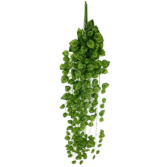 Wovilon Artificial Fake Hanging Vine Plant Leaves Garland Home Garden Wall Decoration