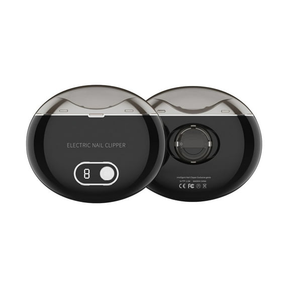 Wovilon Automatic Electric Nail Clipper And File With Ultraviol Lamp And 3-Speed Nail Residue Storage Digital Display Rechargeable Safety Nail Clippers