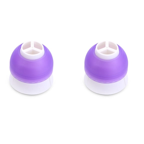 Wovilon Baking Tools 2Pc Color Plastics Swirl Cakes Decorating Coupler Cake Flower Pastrys Decoration Kitchen Gadgets