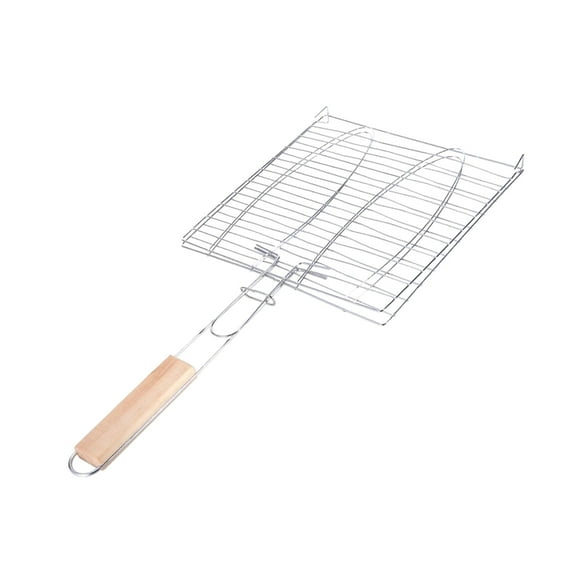 Wovilon Barbecue Grill, Barbecue Accessories Barbecue Tools Bbq Grill Net Household Barbecue Net Clip Grilled Fish Clip Kitchen Gadgets