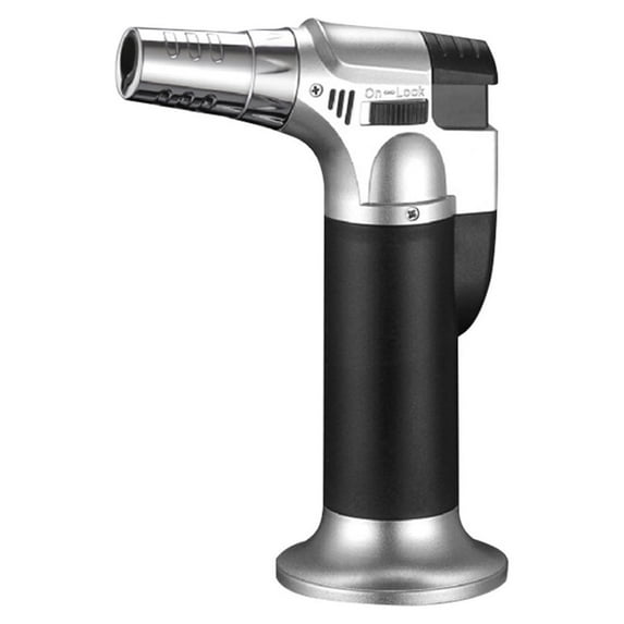 Wovilon Barbecue Grill, Barbecue Accessories Metal Lighter Direct Blast Flameproof Burner Outdoor Barbecue Kitchen Baking Lighter Kitchen Gadgets